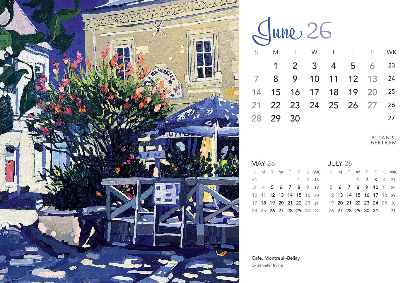 Art Midi Desk Calendar