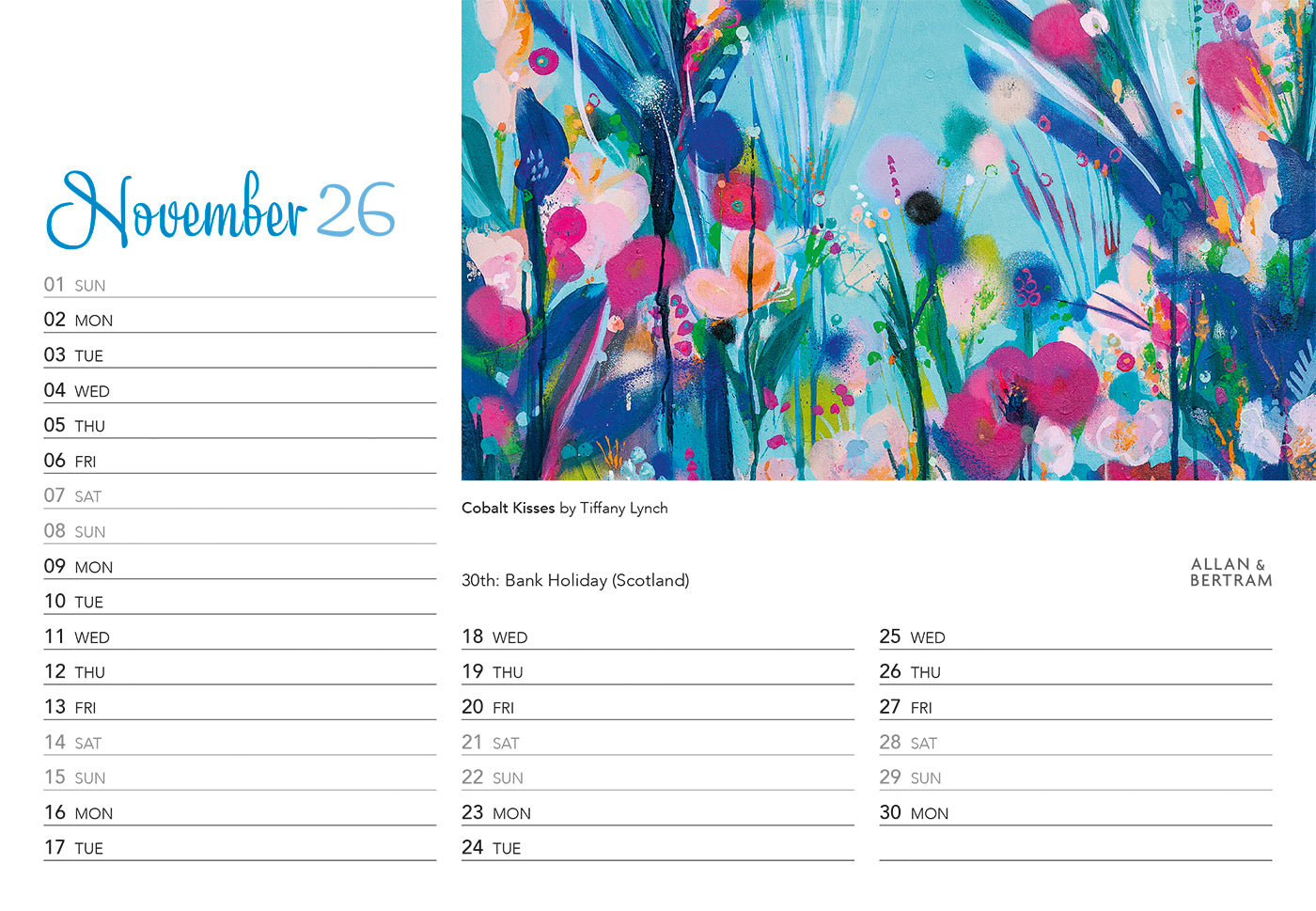 Art Midi Desk Calendar
