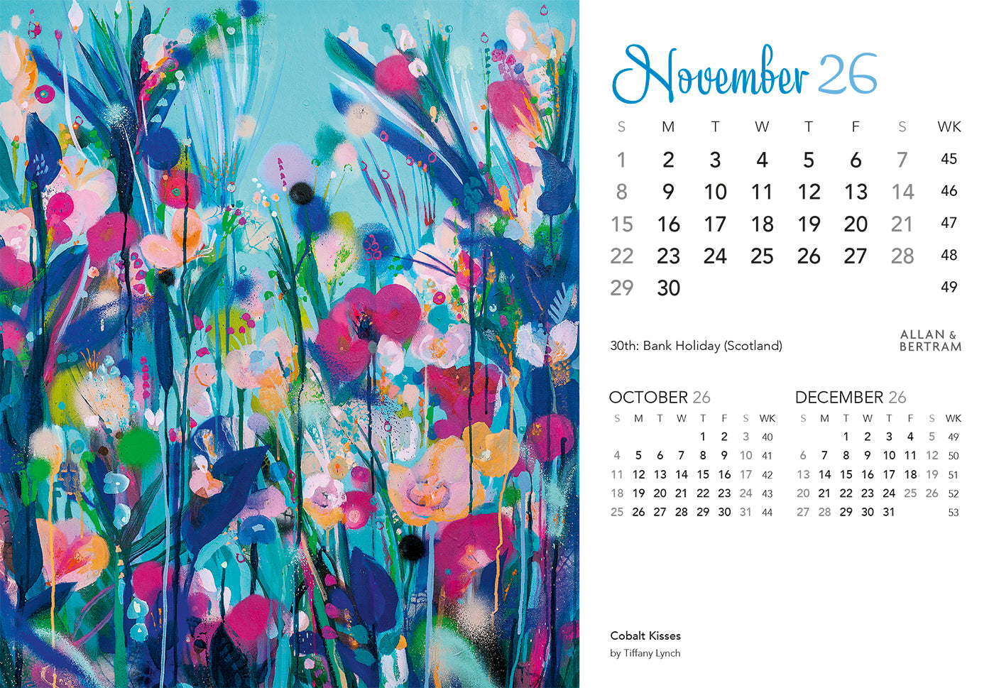 Art Midi Desk Calendar