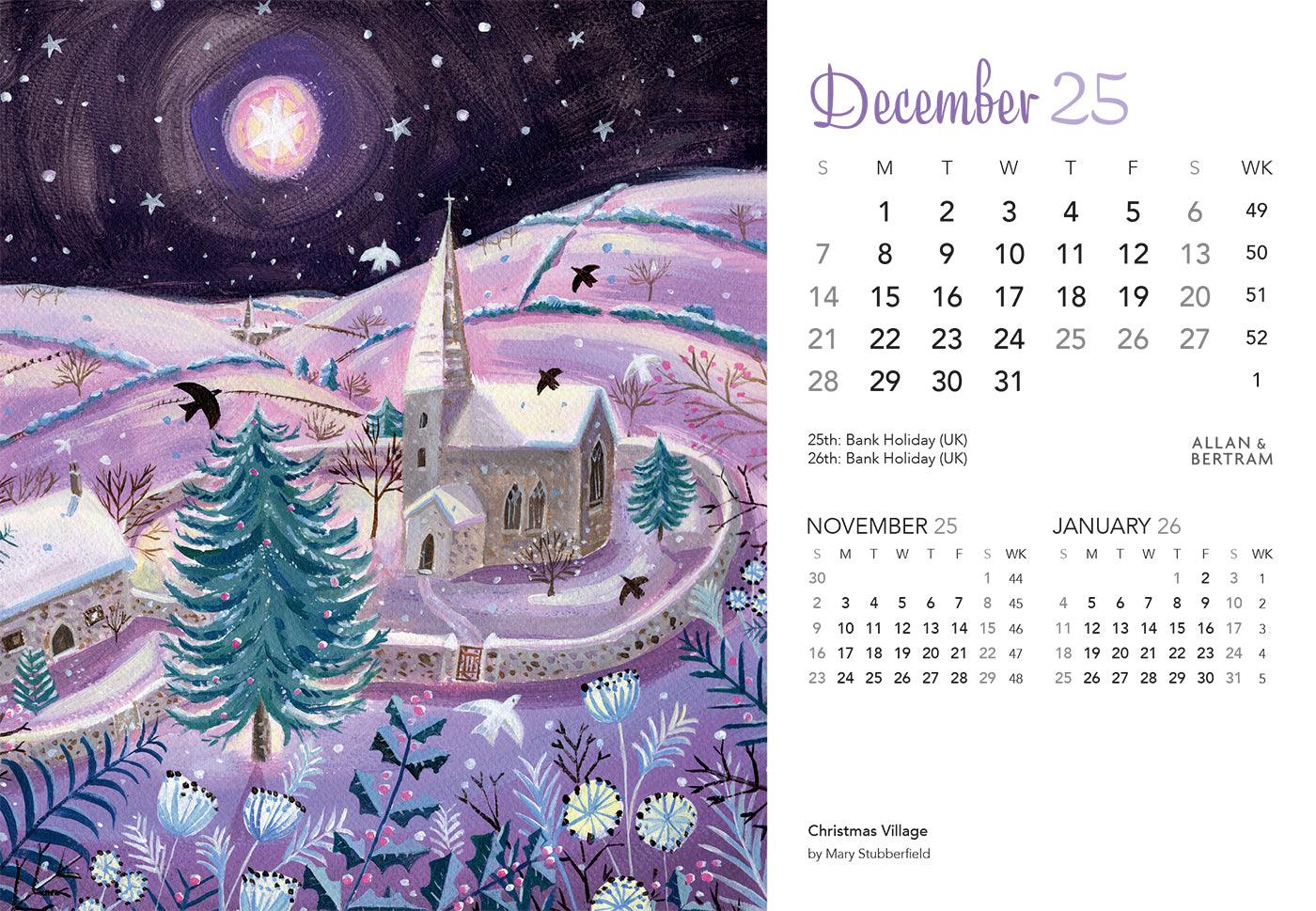 Art Midi Desk Calendar