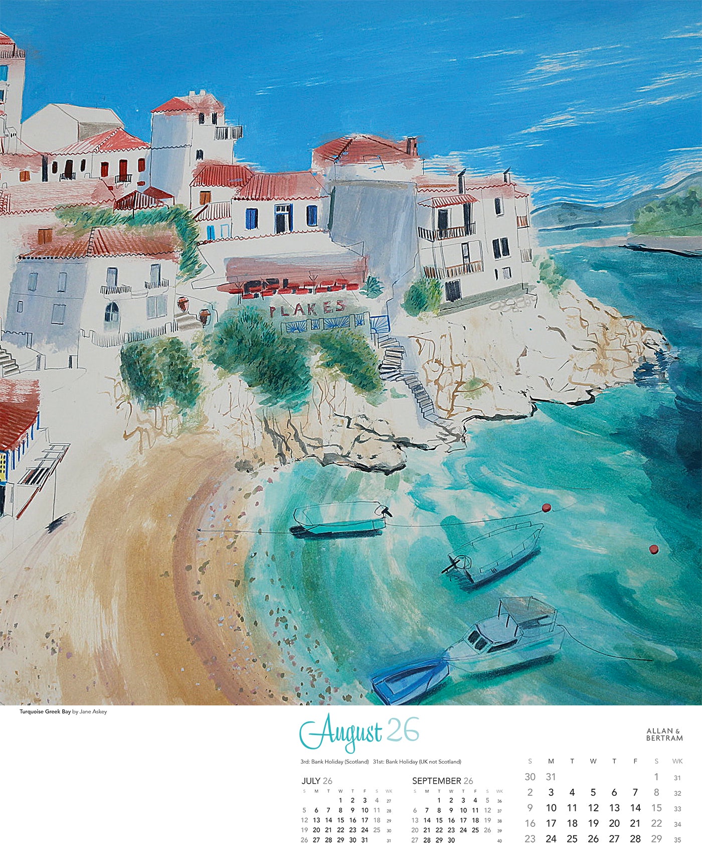 Art Wall Calendar