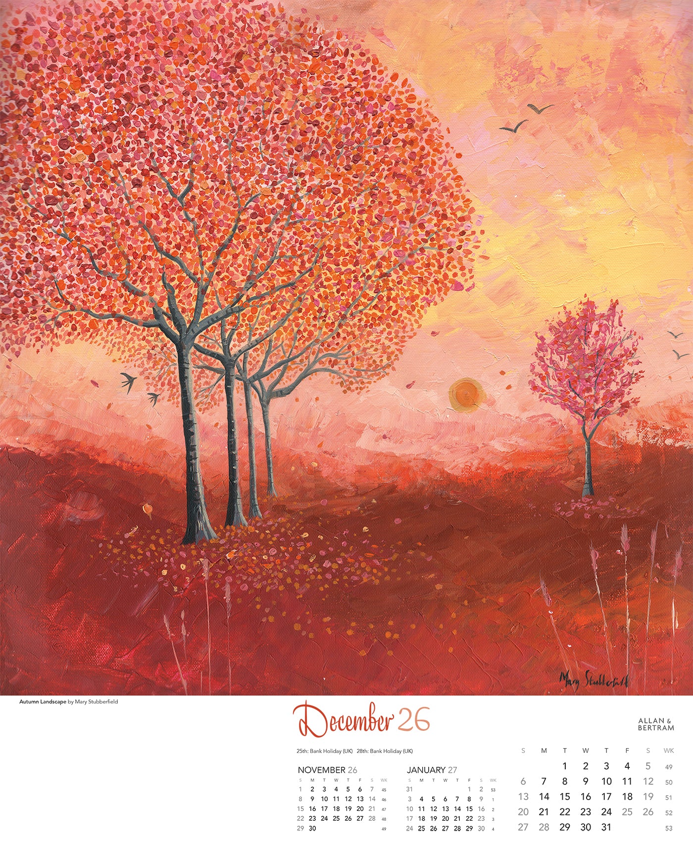 Art Wall Calendar