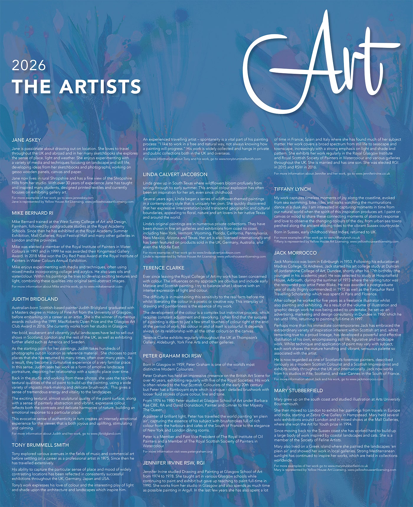 Art Wall Calendar
