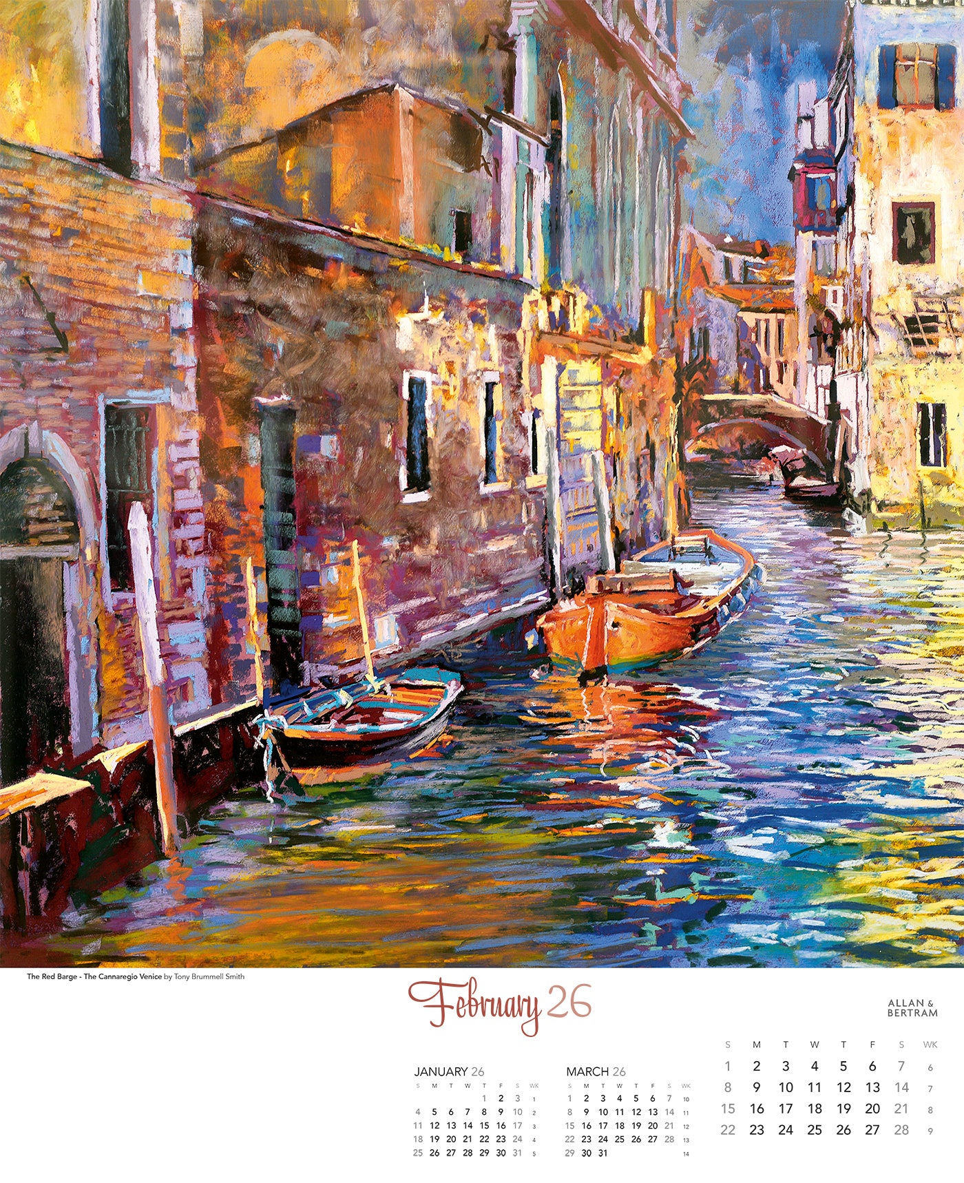 Art Wall Calendar