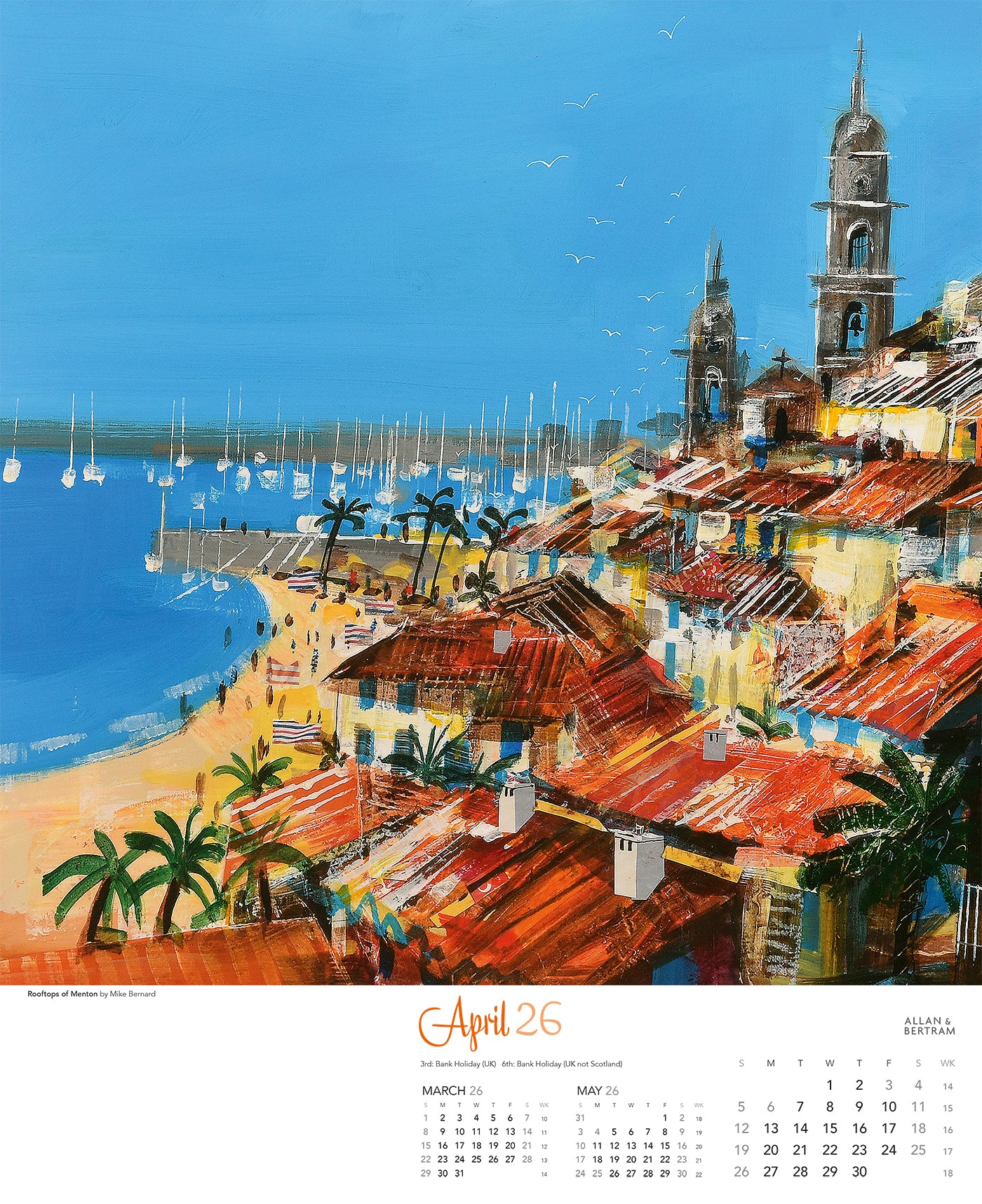 Art Wall Calendar