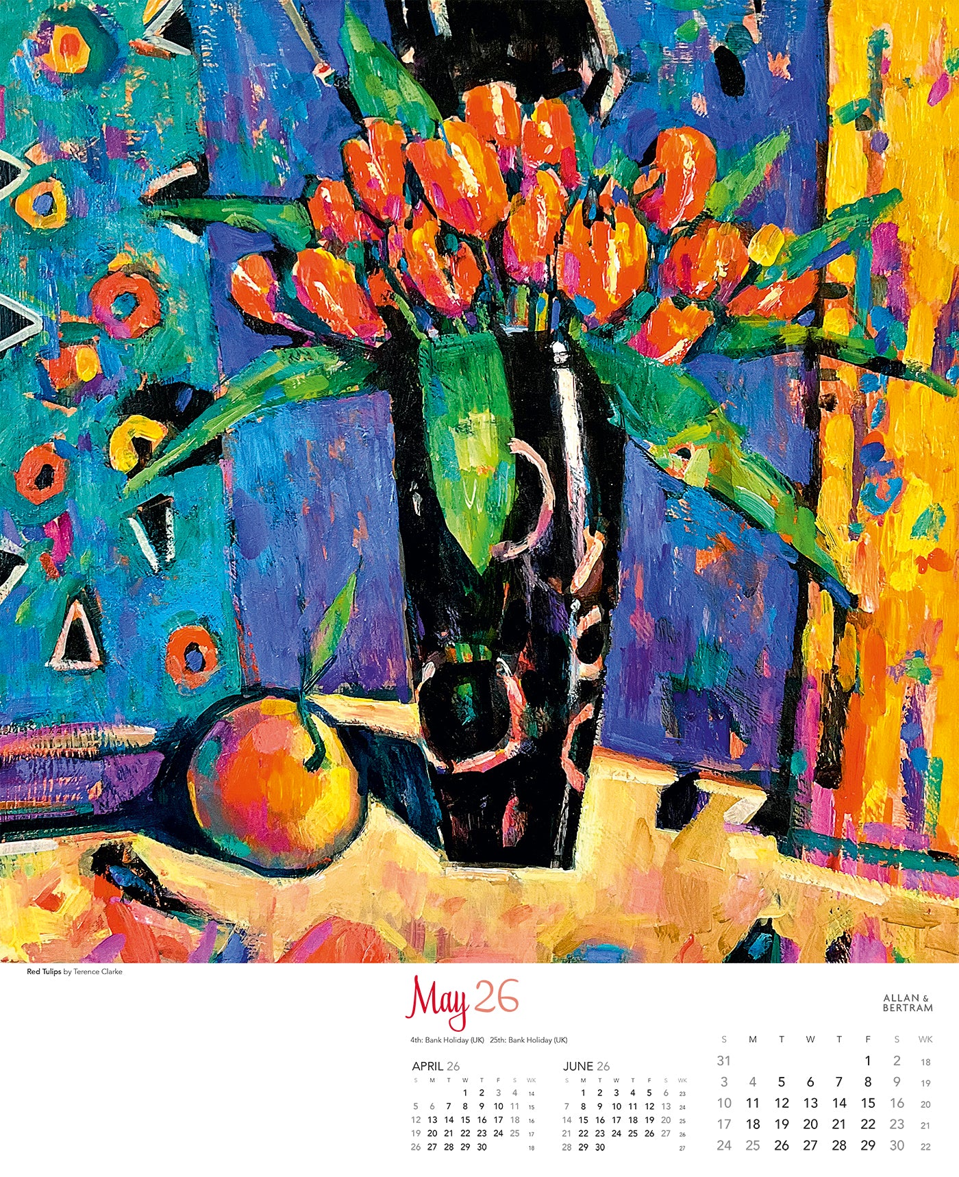 Art Wall Calendar