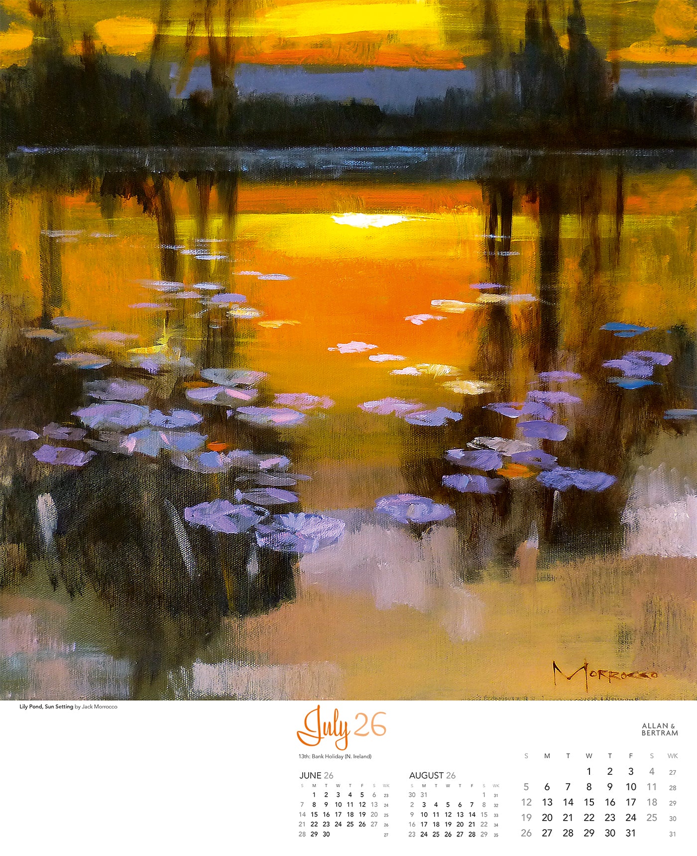 Art Wall Calendar
