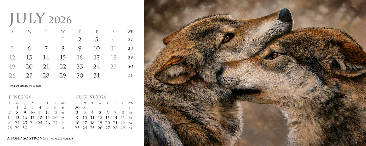 Call of the Wild Desk Calendar