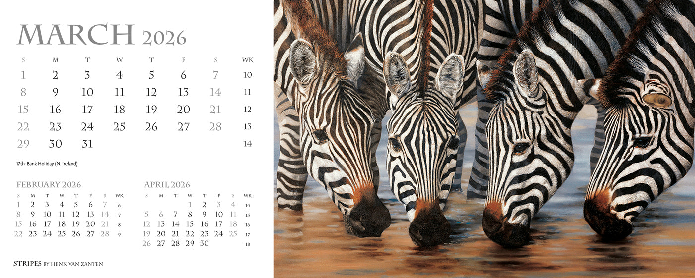 Call of the Wild Desk Calendar