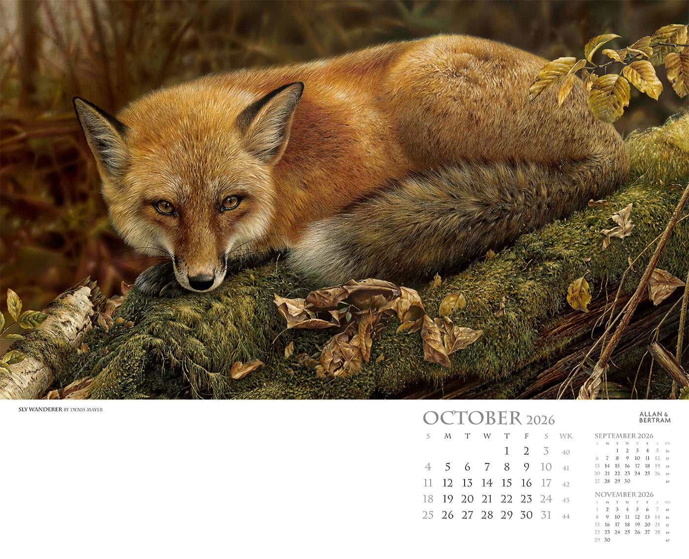 Call of the Wild Wall Calendar