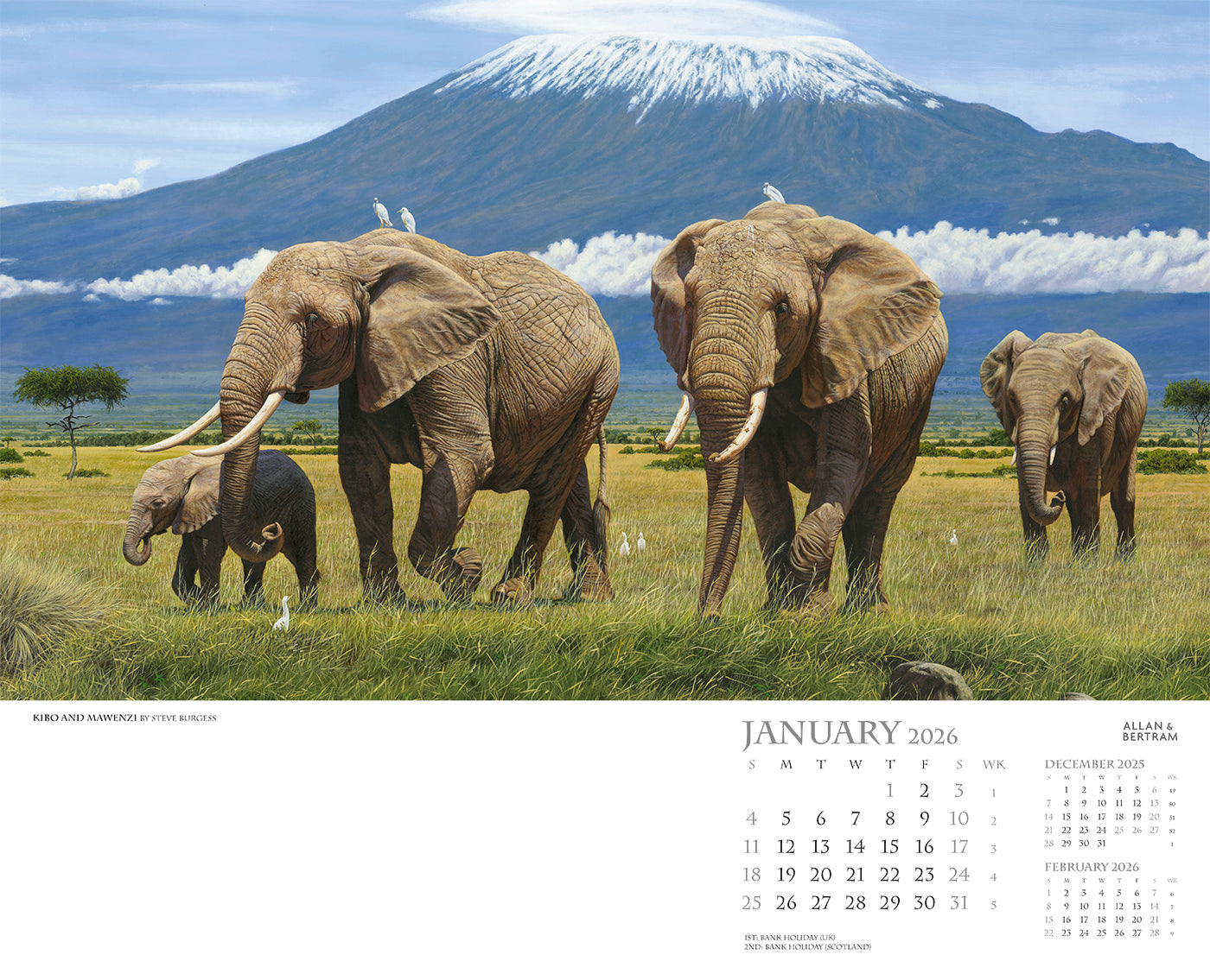 Call of the Wild Wall Calendar