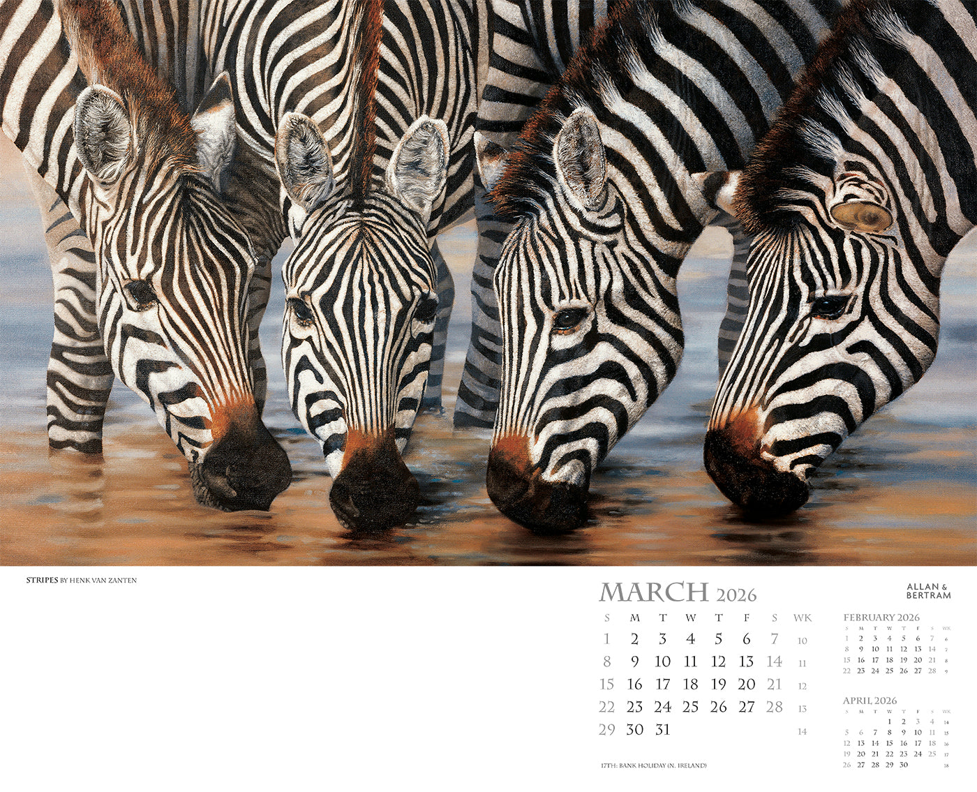 Call of the Wild Wall Calendar