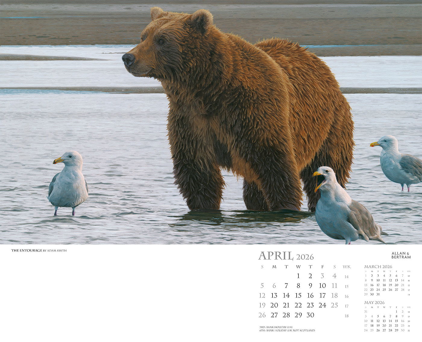 Call of the Wild Wall Calendar