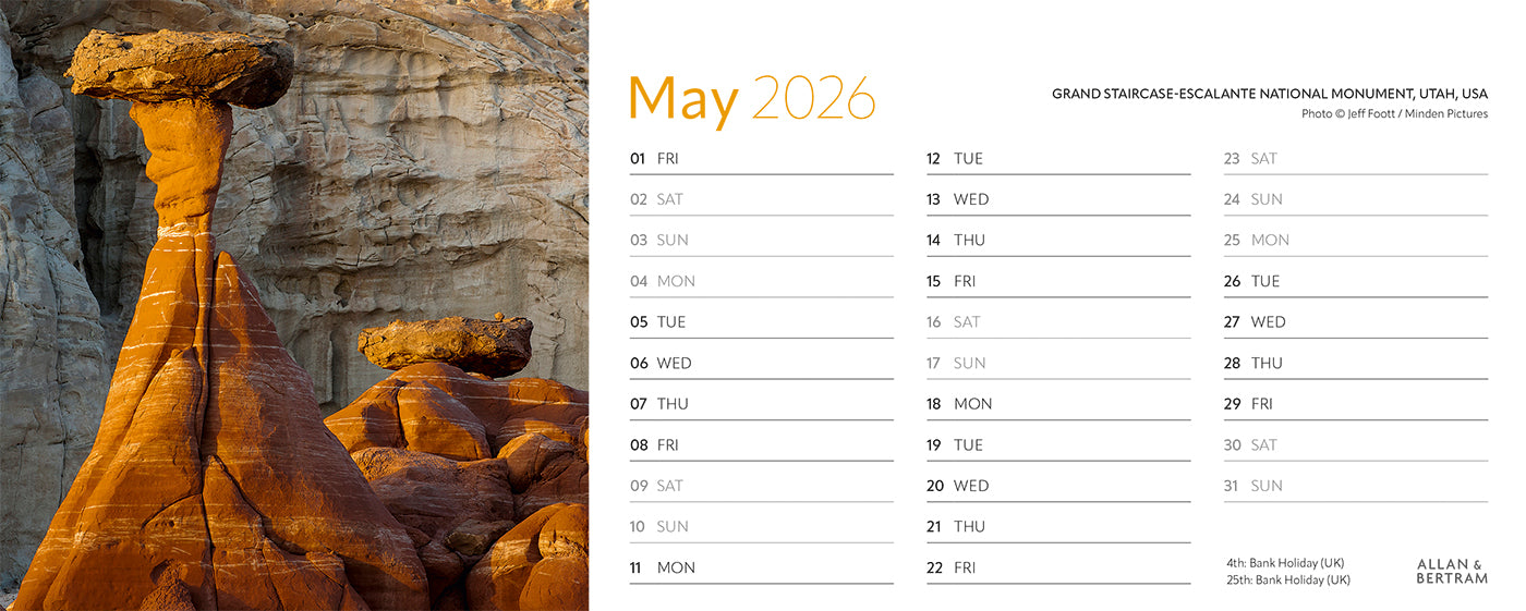 Earth Live Desk Calendar