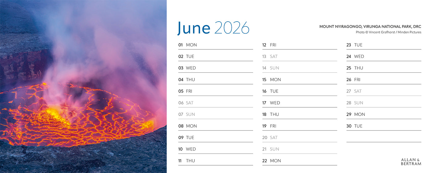 Earth Live Desk Calendar