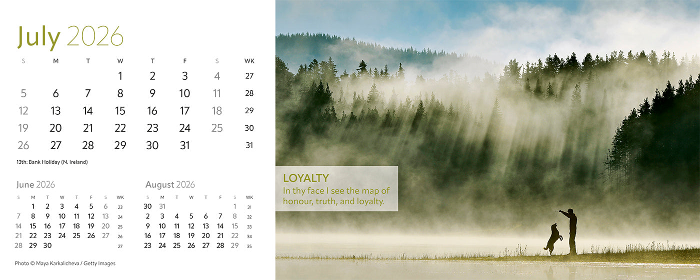 Earth Live Desk Calendar