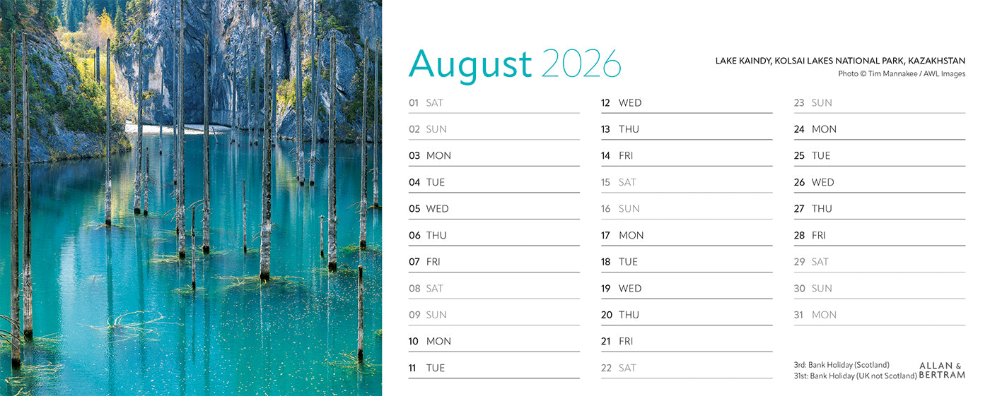 Earth Live Desk Calendar