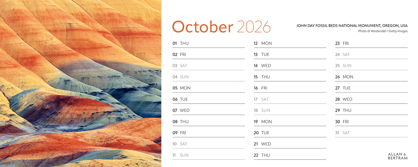Earth Live Desk Calendar