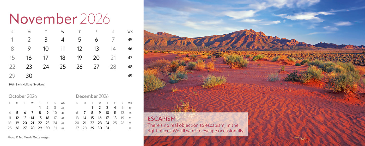 Earth Live Desk Calendar