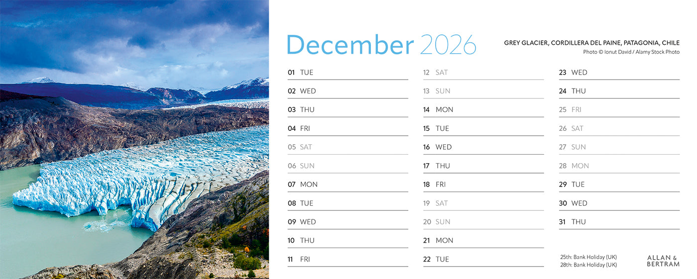 Earth Live Desk Calendar