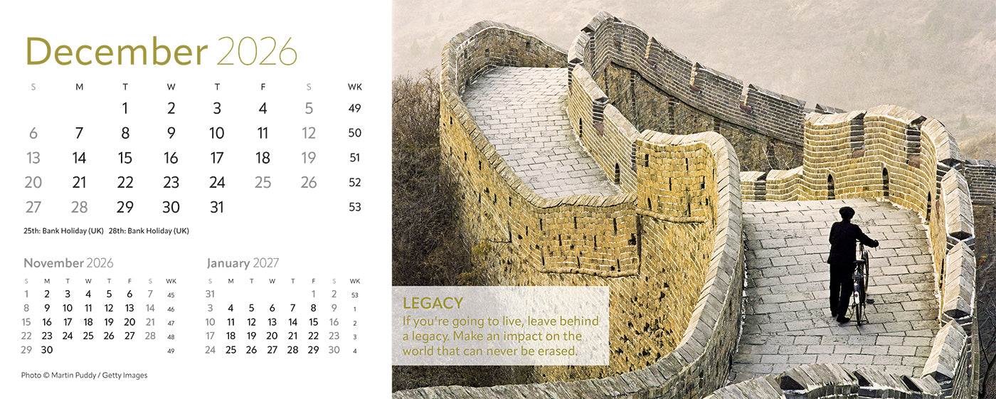 Earth Live Desk Calendar