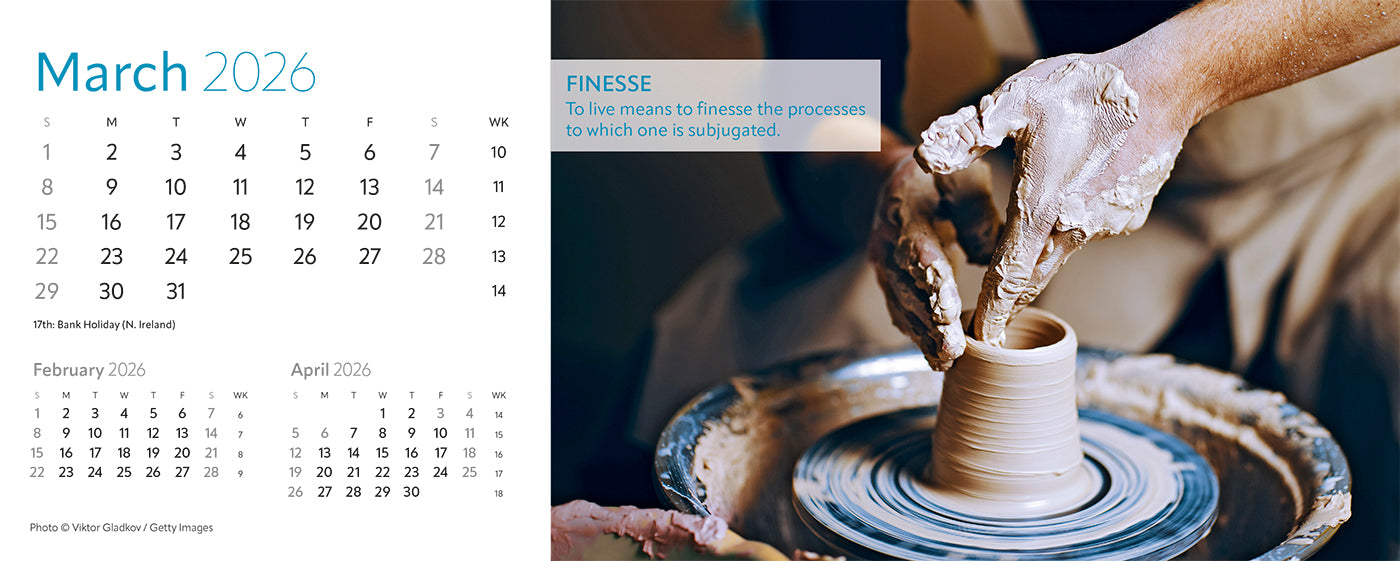 Earth Live Desk Calendar