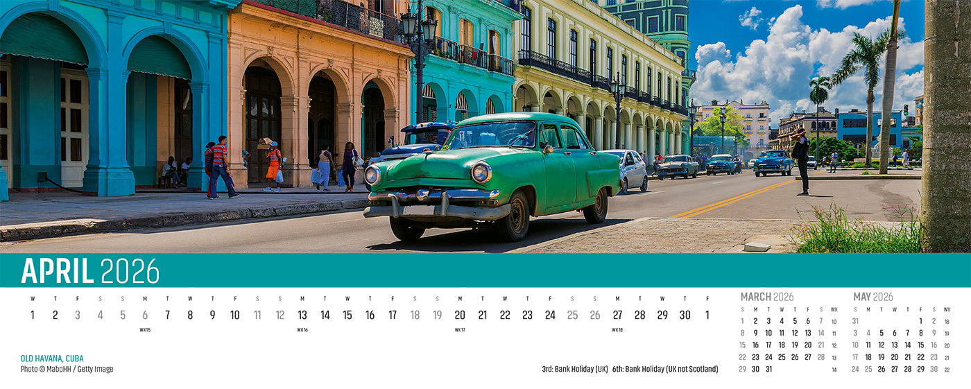 Explorer Desk Calendar