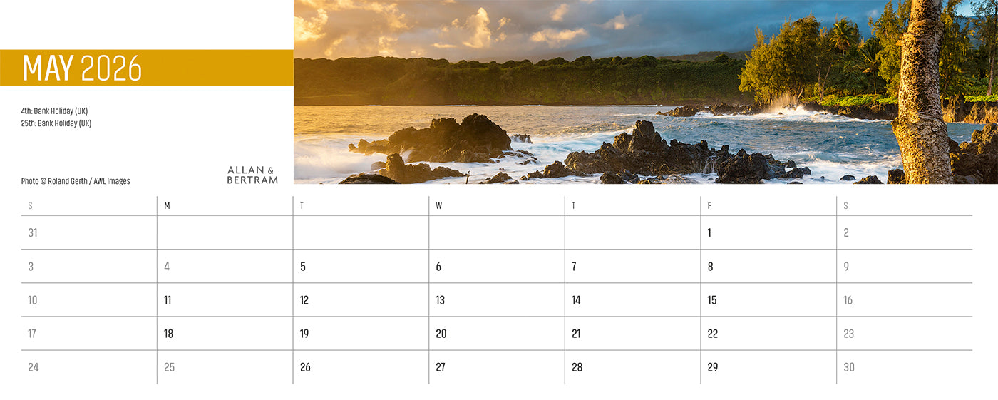 Explorer Desk Calendar