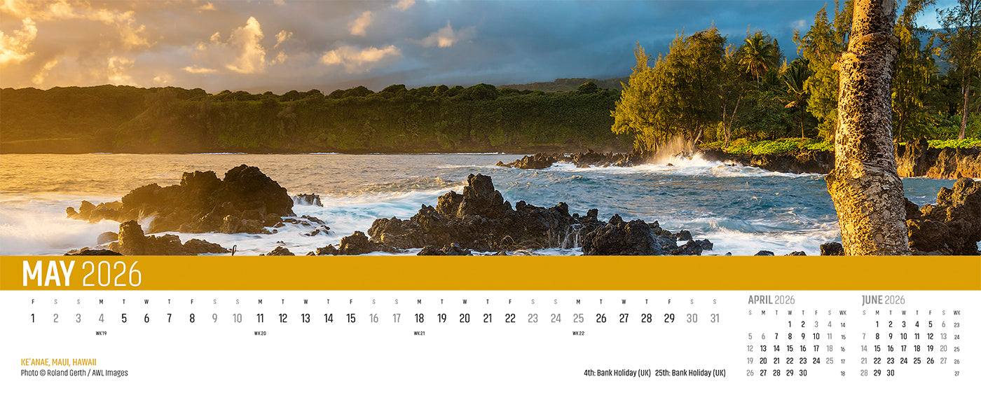 Explorer Desk Calendar
