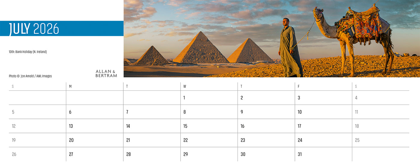 Explorer Desk Calendar