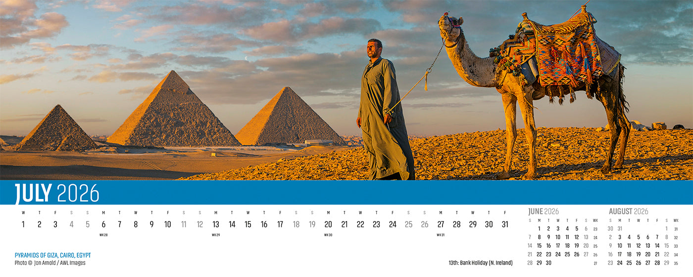 Explorer Desk Calendar
