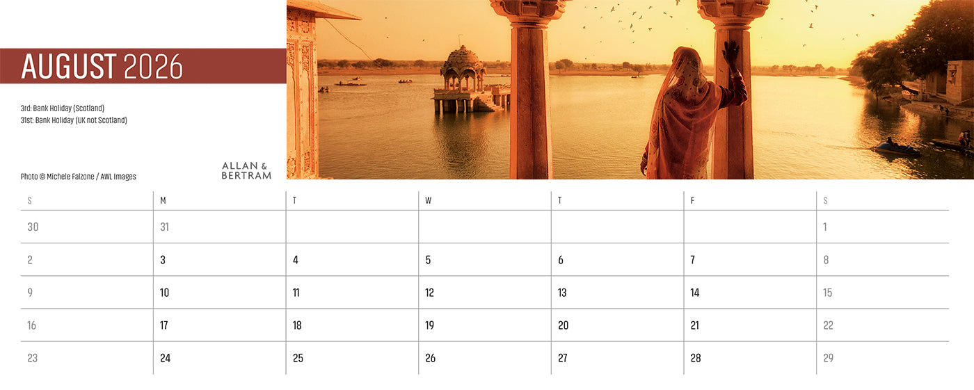 Explorer Desk Calendar