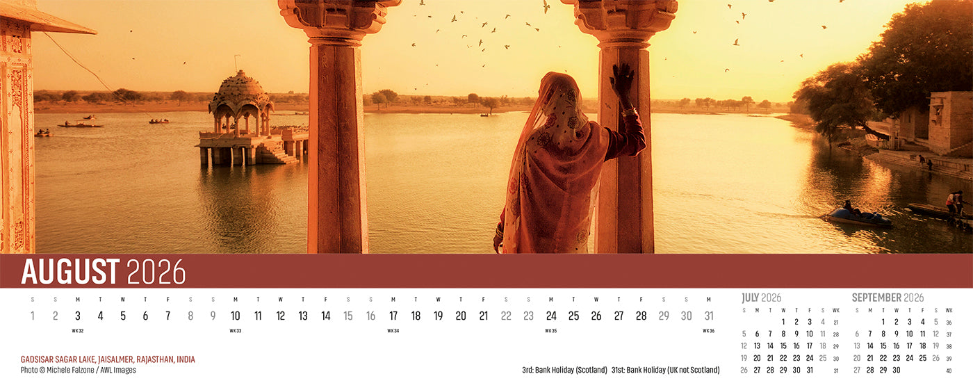 Explorer Desk Calendar