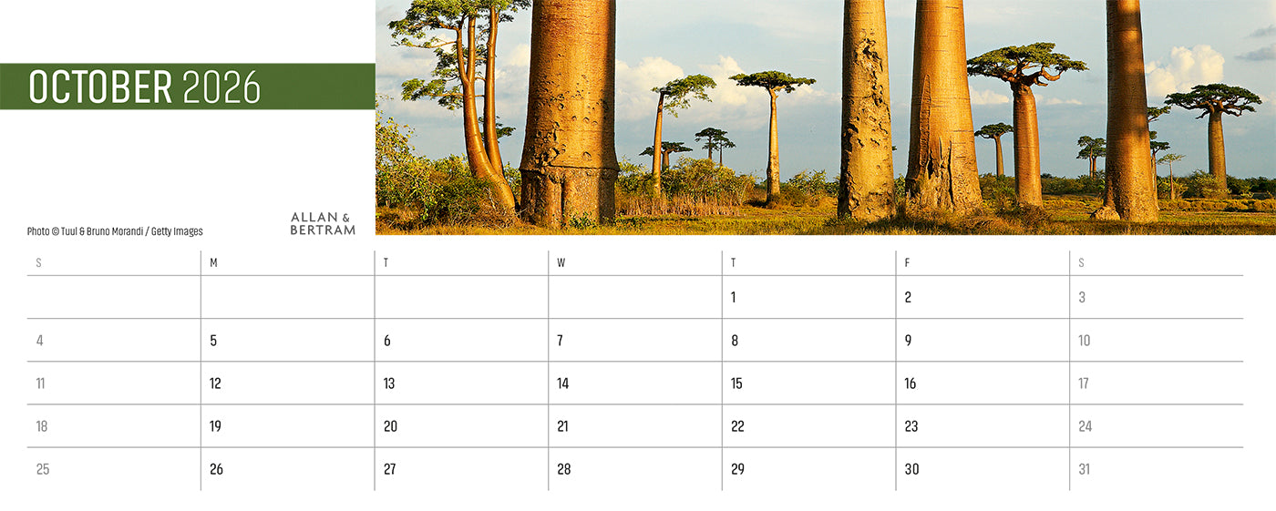 Explorer Desk Calendar