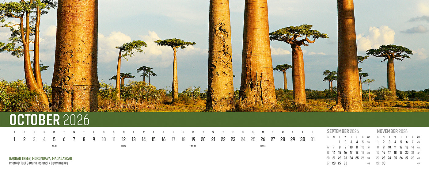 Explorer Desk Calendar
