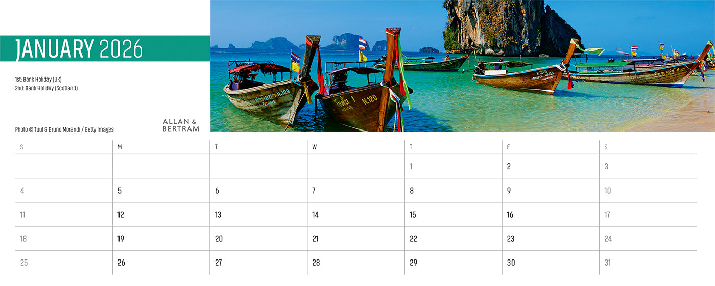 Explorer Desk Calendar