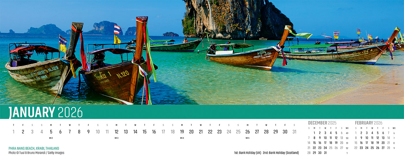 Explorer Desk Calendar