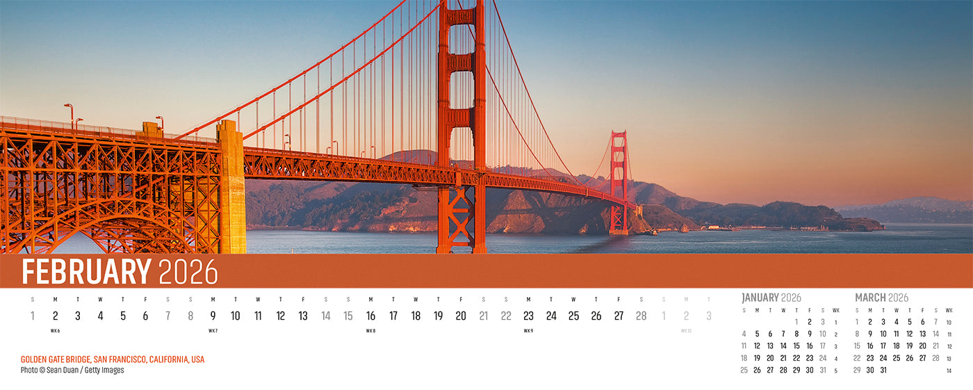 Explorer Desk Calendar