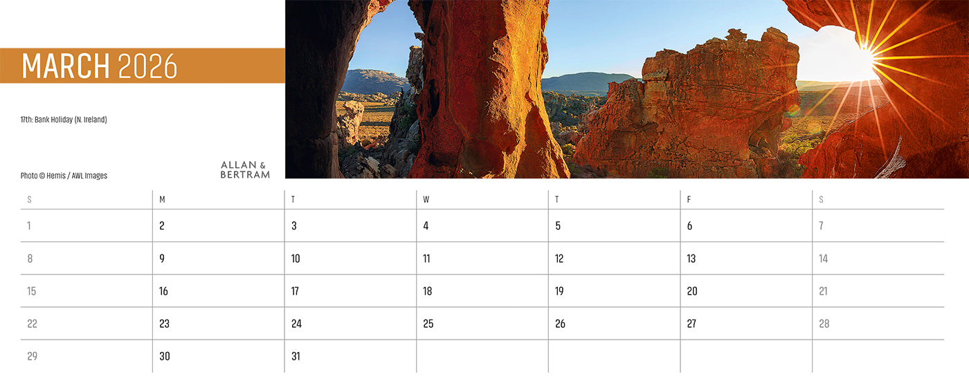 Explorer Desk Calendar