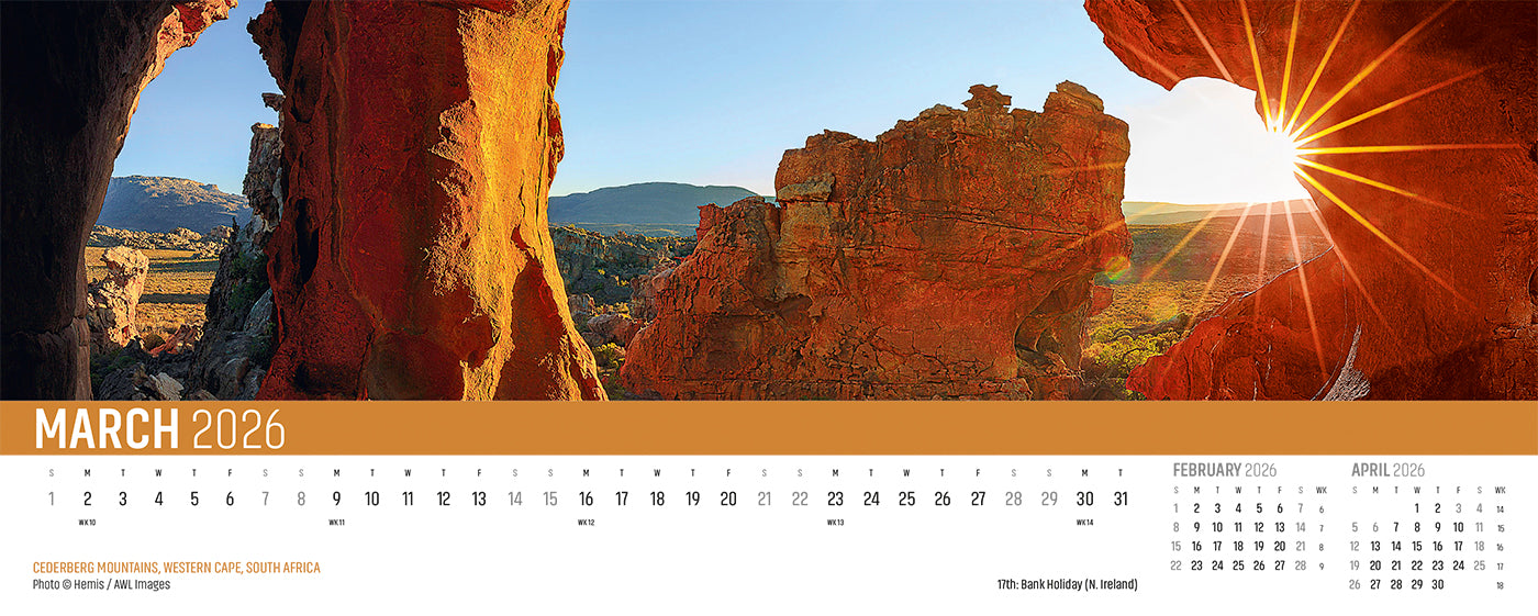 Explorer Desk Calendar