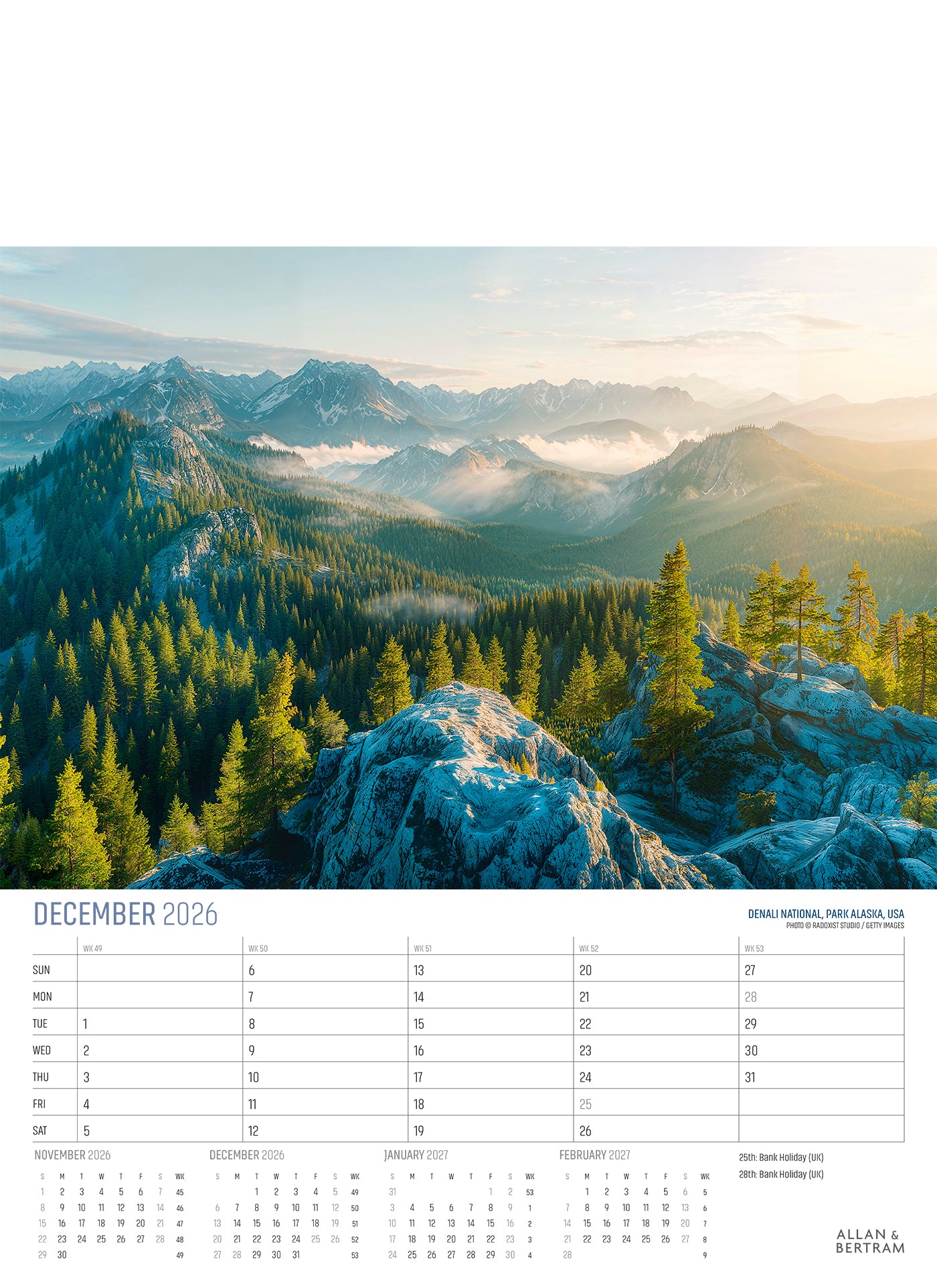 Explorer Junior Wall Calendar