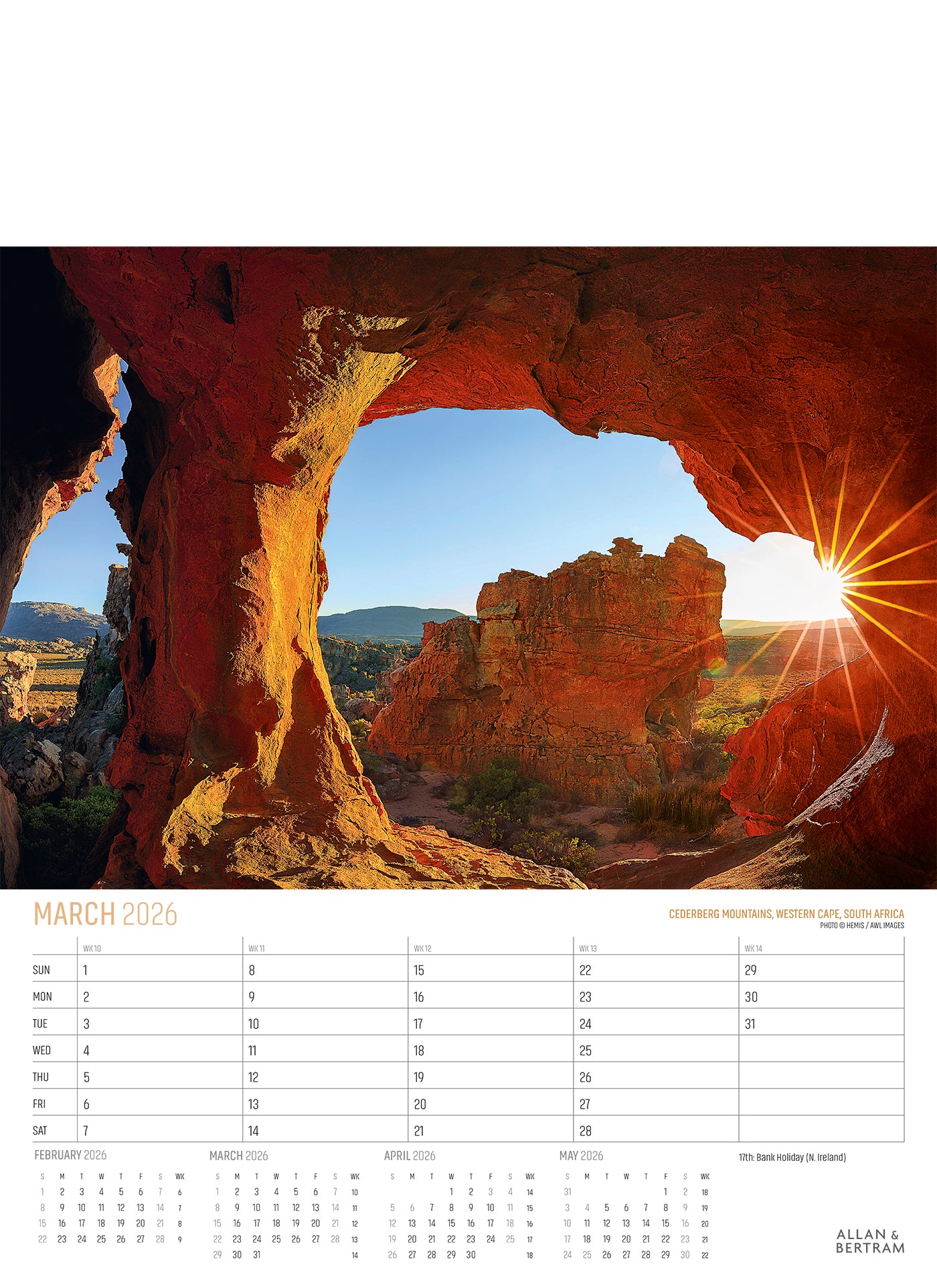 Explorer Junior Wall Calendar