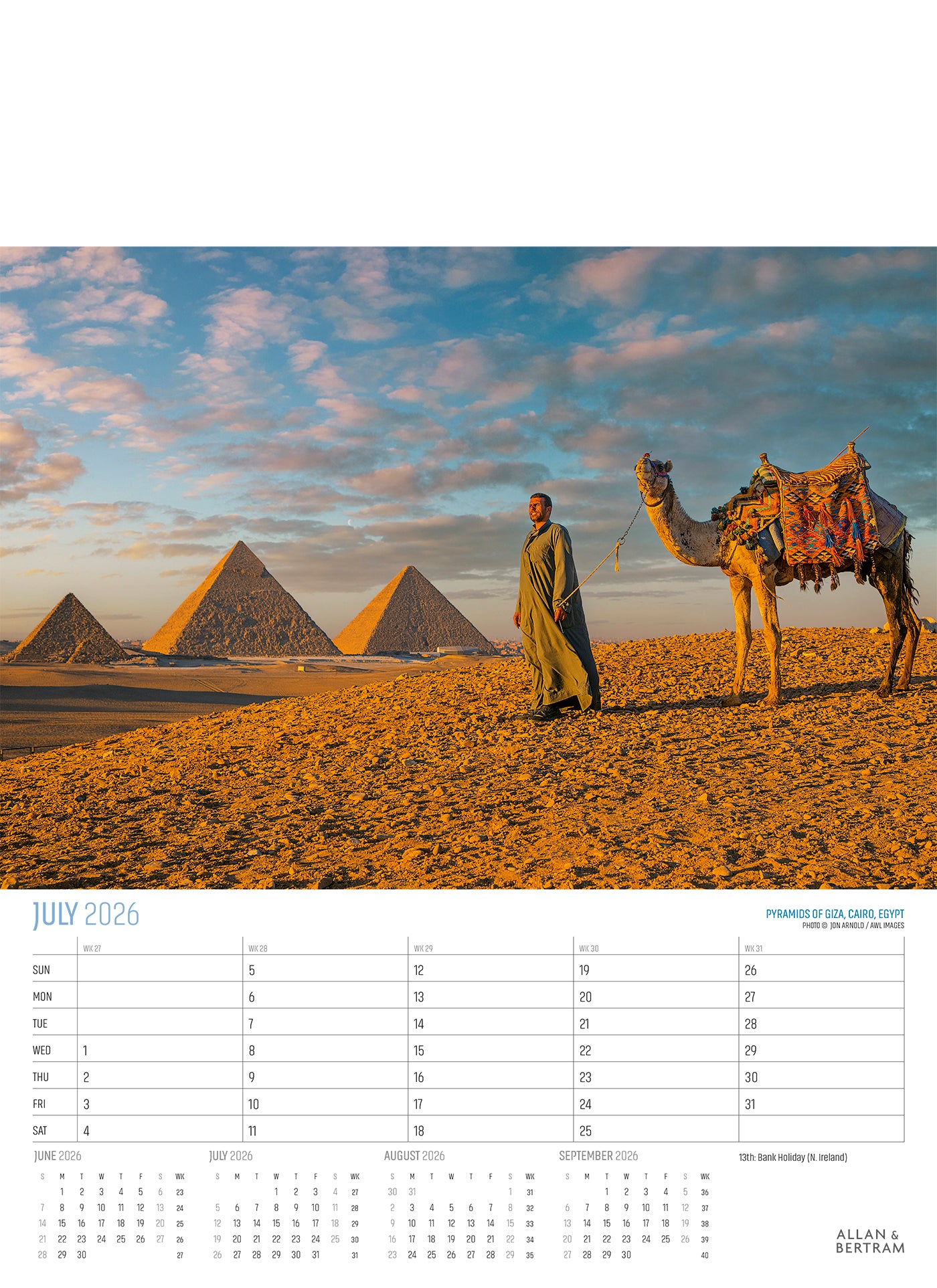 Explorer Junior Wall Calendar