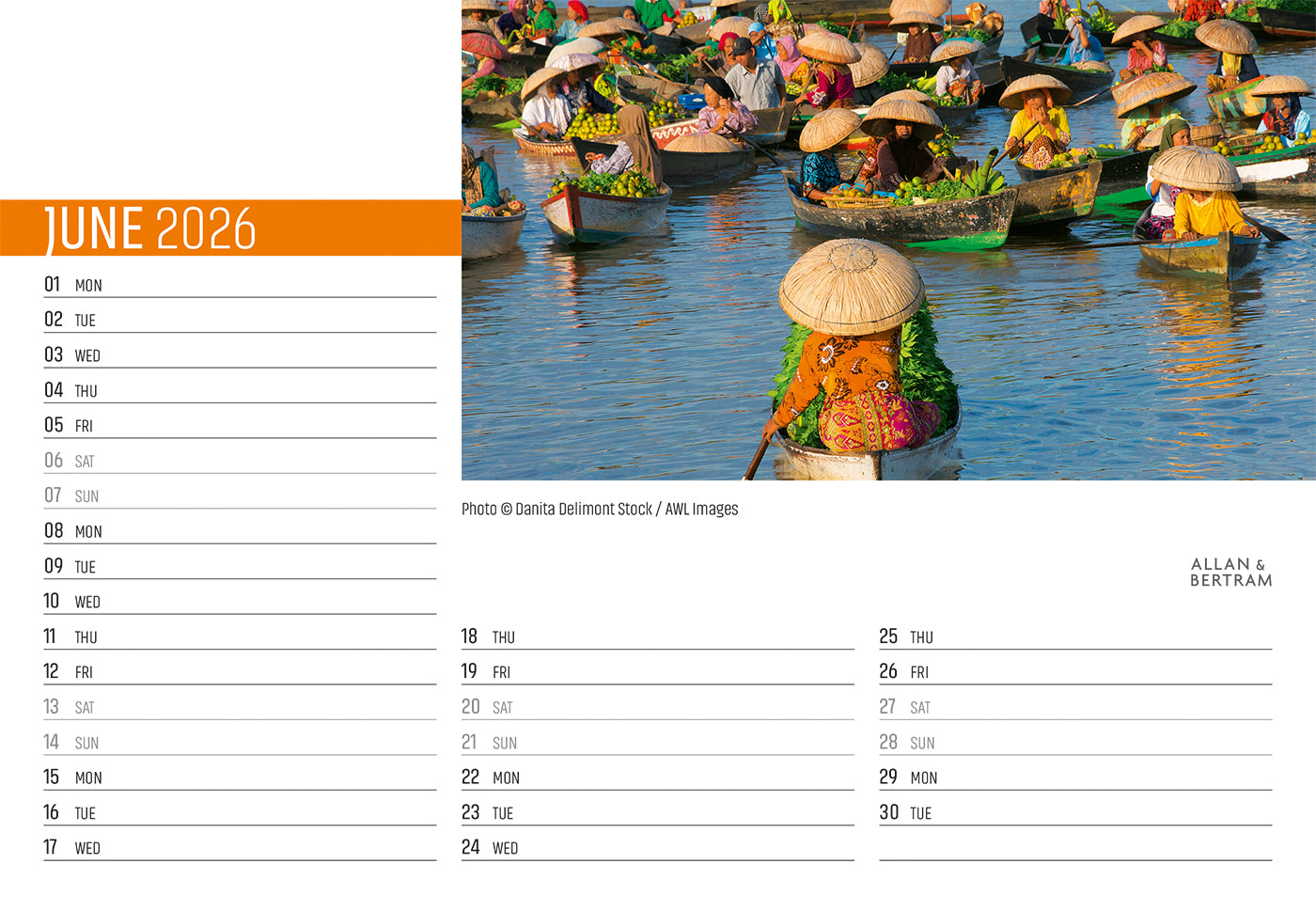 Explorer Midi Desk Calendar