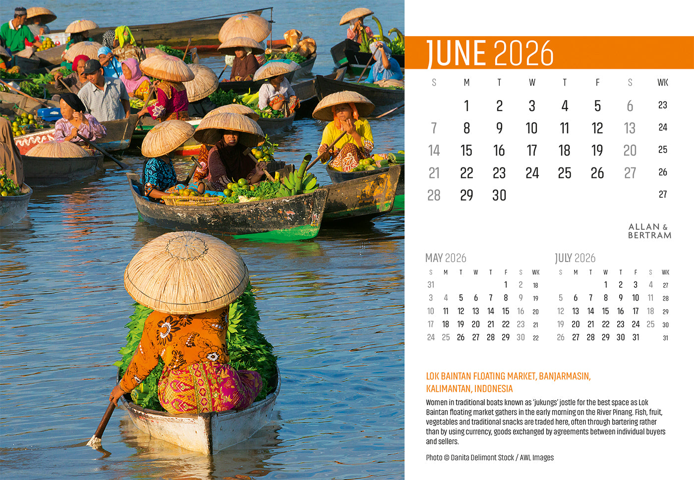 Explorer Midi Desk Calendar