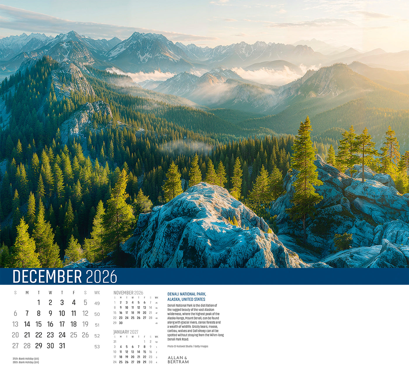 Explorer Wall Calendar