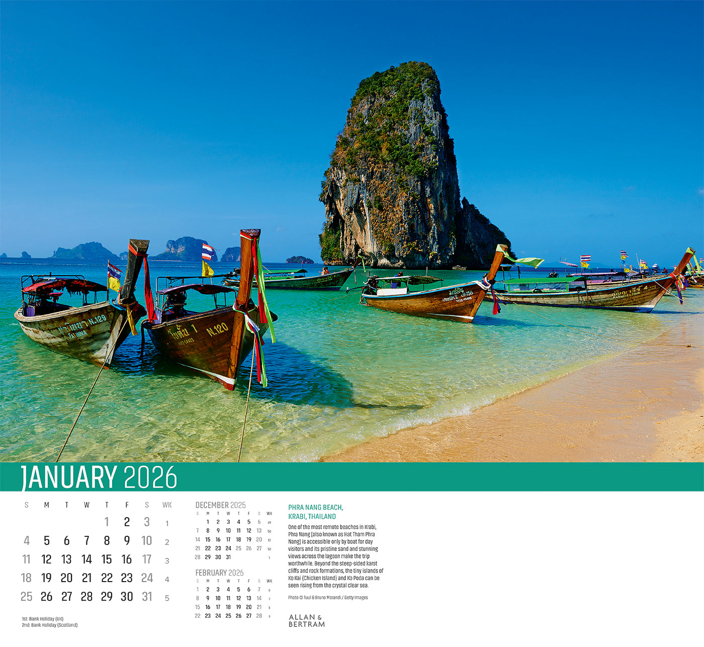 Explorer Wall Calendar