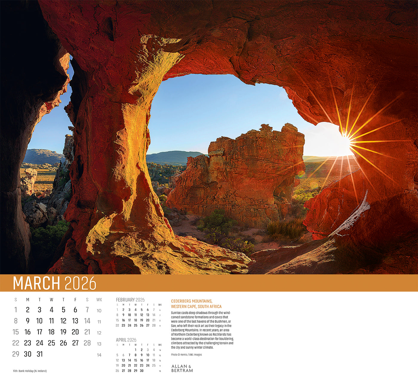 Explorer Wall Calendar