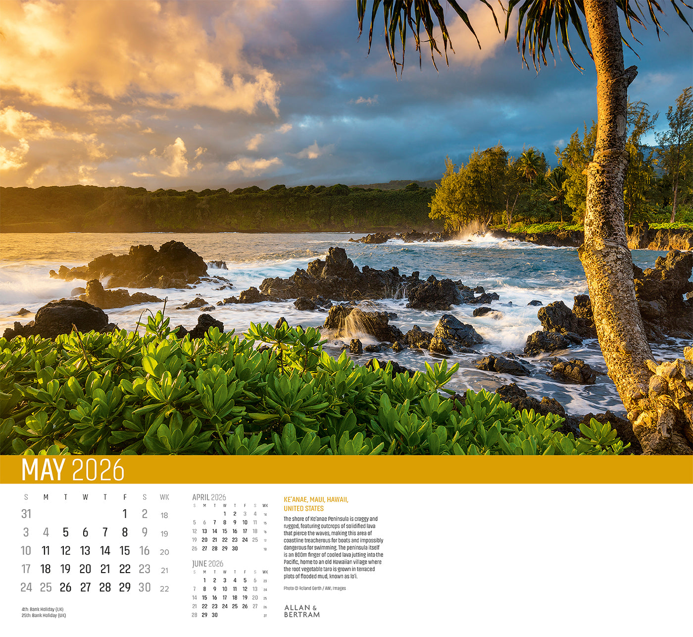 Explorer Wall Calendar