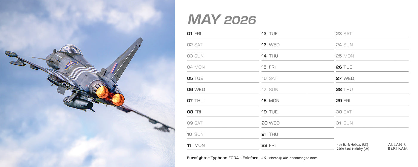 Flightpath Desk Calendar